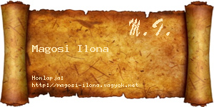 Magosi Ilona névjegykártya